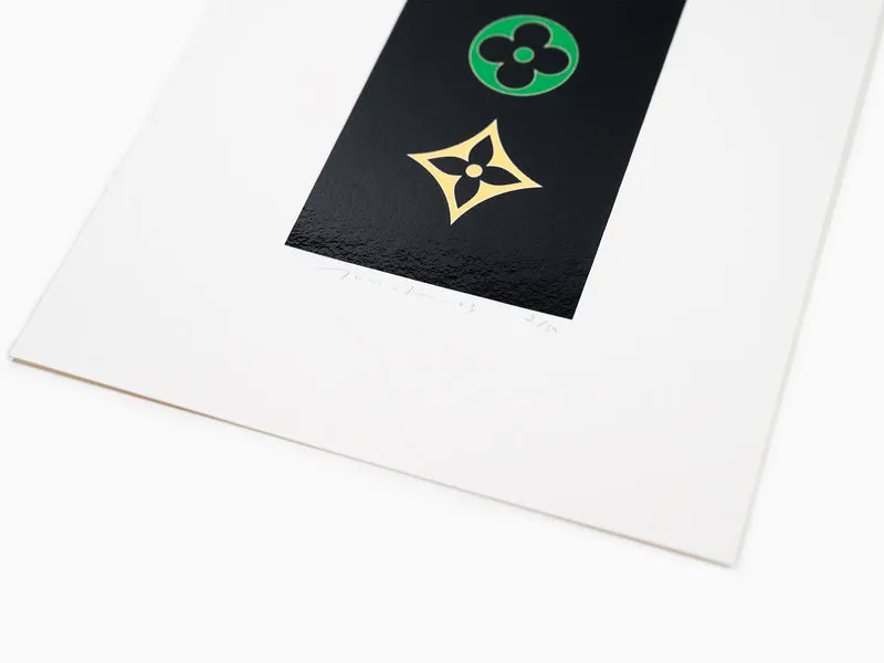 Takashi Murakami - SUPERFLAT Monogramme coloré (Noir)