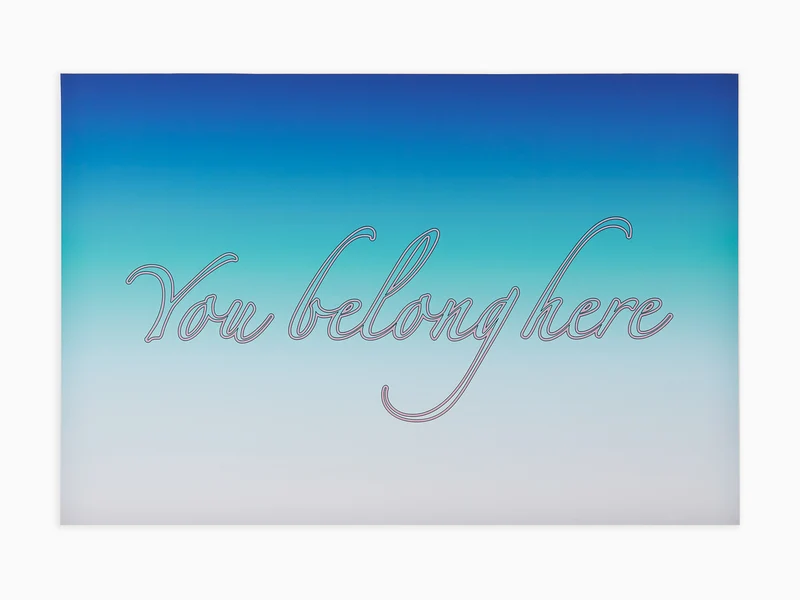Tavares Strachan - You Belong HereSérigraphie), 2019