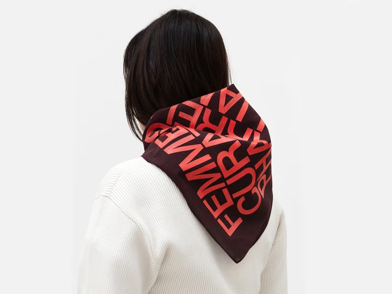Perrotin x Pharrell Williams - Bandana "Femmes, Curated by Pharrell Williams" (en anglais)