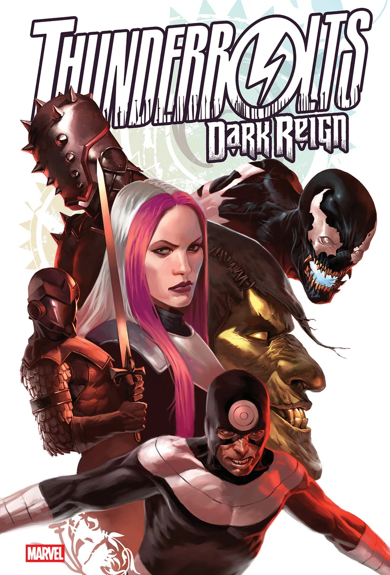 Couverture de l'omnibus de Thunderbolts: Dark Reign, Marko Djurdjevic