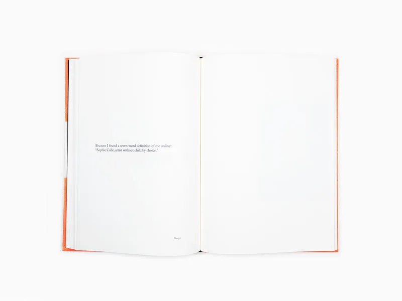 Sophie Calle - Parce que (édition revue et augmentée)