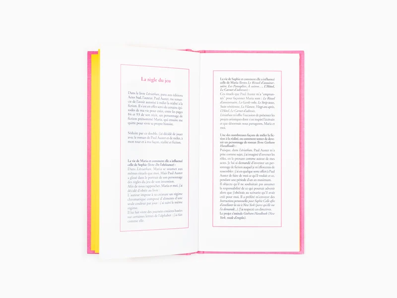 Sophie Calle - Les panoplies (Livre III)