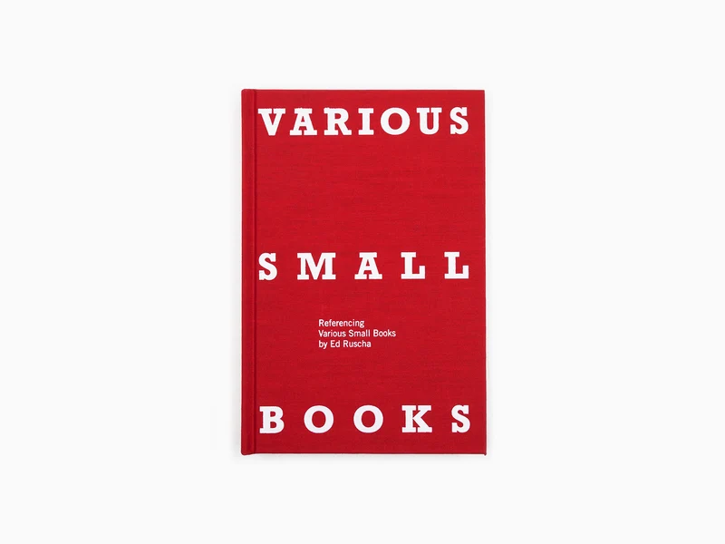 Various Small Books - Référencement de Various Small Books d'Ed Ruscha
