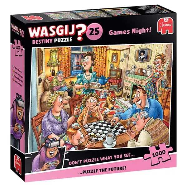Wasgij Destiny 25 - Soirée jeux | Games Night! (1000 pcs)