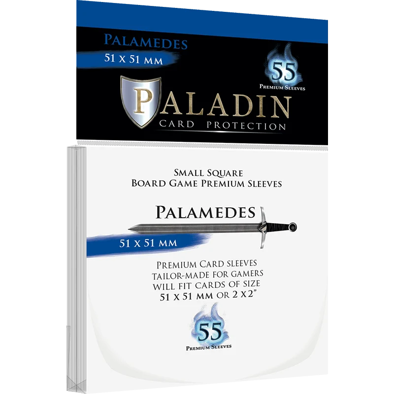 55 Pochettes - 51x51 mm - Paladin Palamedes