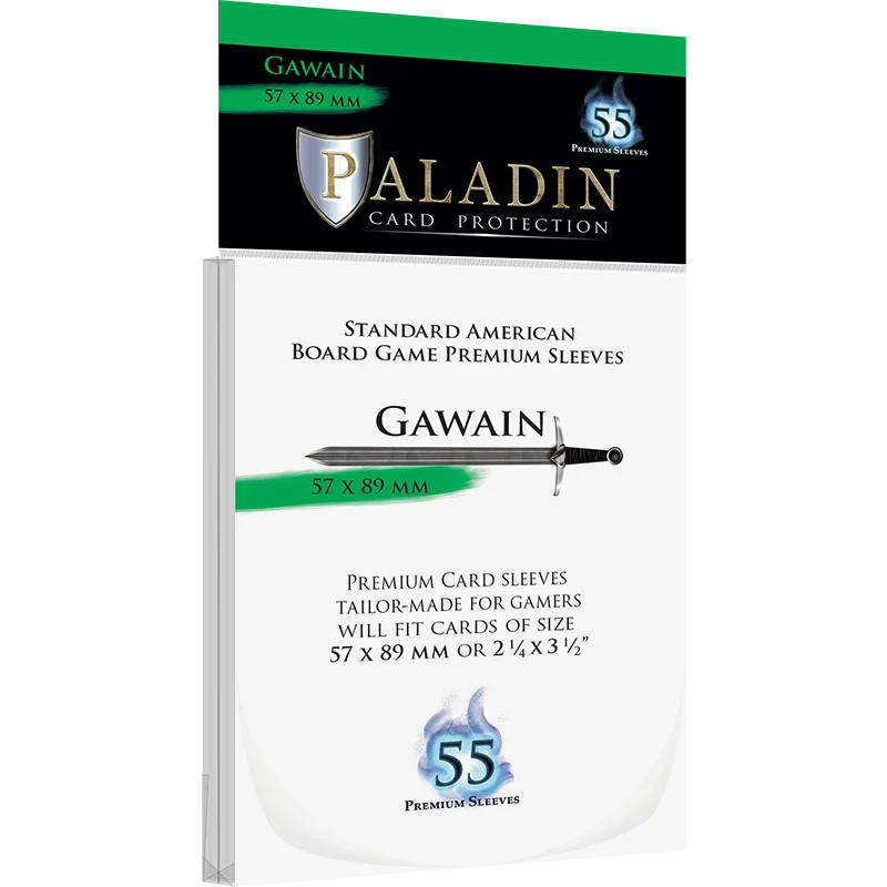 55 Pochettes - 57x89 mm - Paladin Gawain