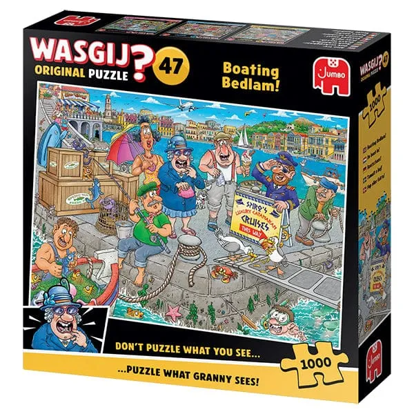 Wasgij Original 47 - Le radeau à la dérive | Boating Bedlam (1000 pcs)