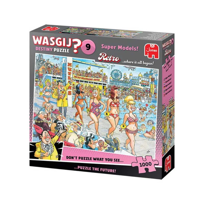 Wasgij Rétro Destiny 9 - Top modèles | Super Models (1000 pcs)
