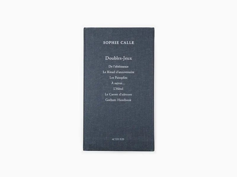 Sophie Calle - Doubles-Jeux (coffret)