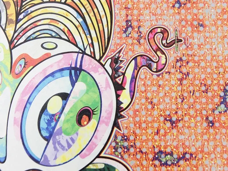 Takashi Murakami - Hommage à Francis Bacon 2 (panneau gauche - femme)