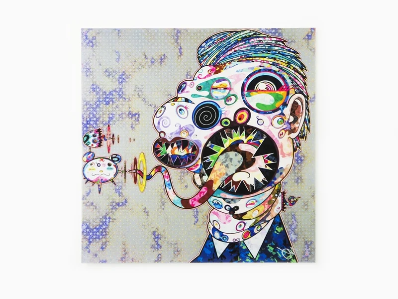 Takashi Murakami - Hommage à Francis Bacon 2 (panneau de droite - homme)