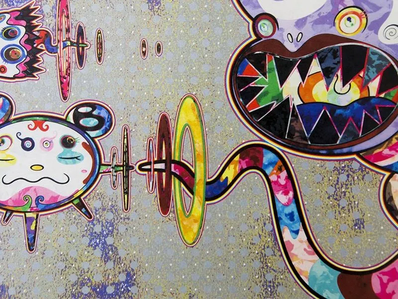 Takashi Murakami - Hommage à Francis Bacon 2 (panneau de droite - homme)