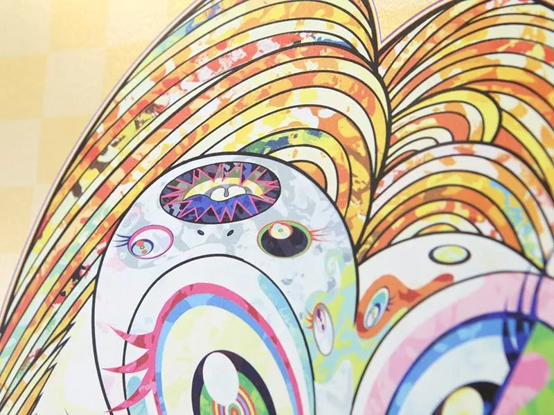 Takashi Murakami - Hommage à Francis Bacon - Or (panneau gauche - femme)
