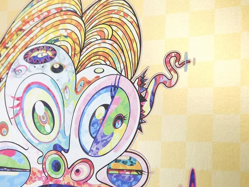 Takashi Murakami - Hommage à Francis Bacon - Or (panneau gauche - femme)