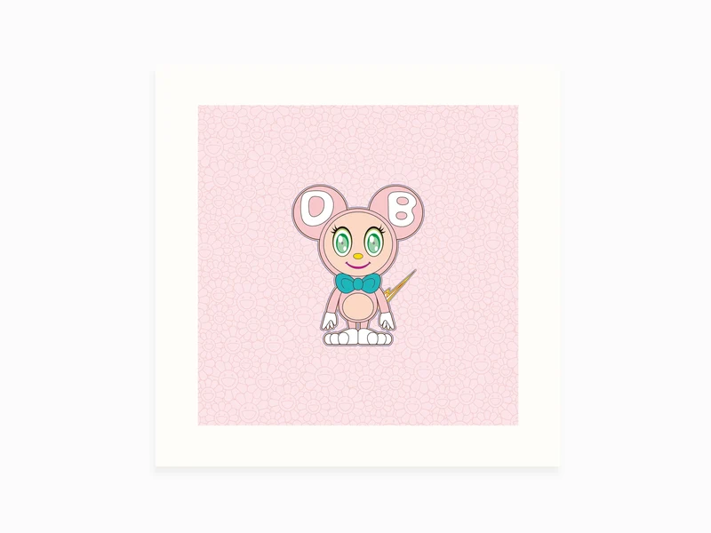 Takashi Murakami - DOB 2020 Rose clair