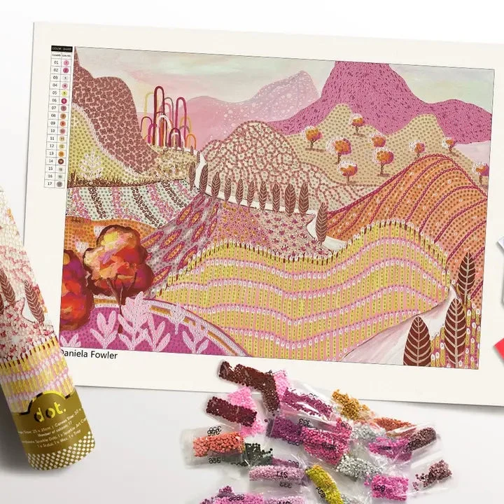 Peinture Diamant Sparkle Art - Vue sur la vallée