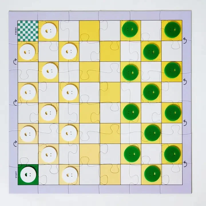 Ensemble de jeu 3 en 1 - Échecs, dames, serpents et échelles