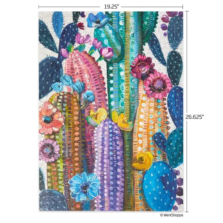 Fleur du désert Cactus Fleur | Puzzle 1000 pièces