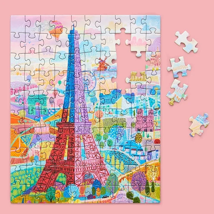 Vacances à Paris | Puzzle Snax de 100 pièces
