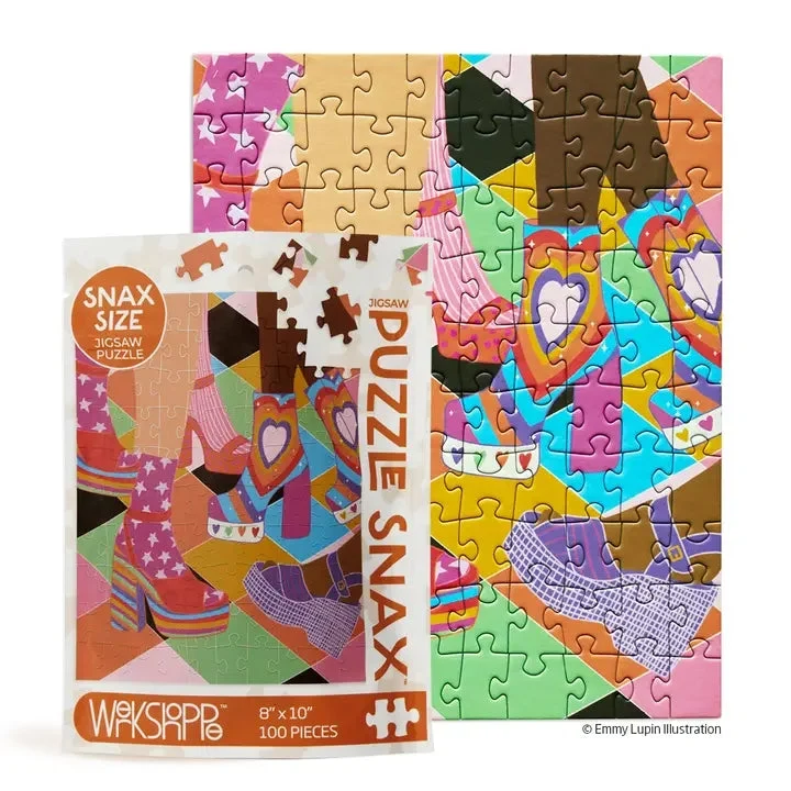 Chaussures Boogie | Puzzle Snax de 100 pièces