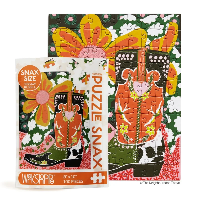 Bottes fantaisistes | Puzzle Snax de 100 pièces