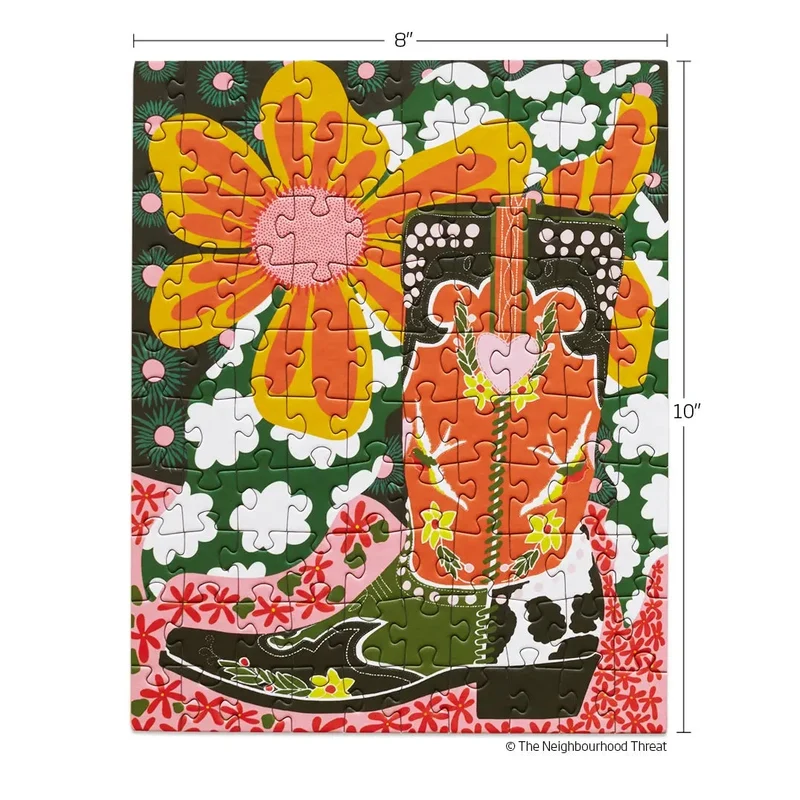 Bottes fantaisistes | Puzzle Snax de 100 pièces