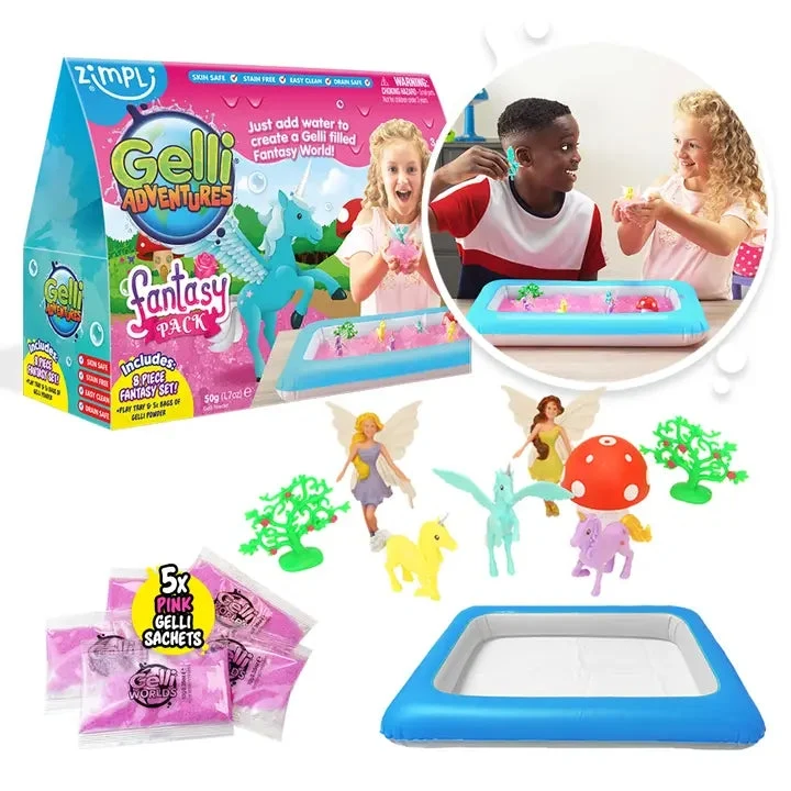 ZIMPLI – Monde Sensoriel Fantaisy Licorne & Fées | Gelli Biodégradable