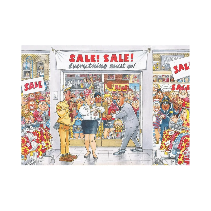 Wasgij - Retro Mystery #7 - Tout doit partir | Everything Must Go (1000 pcs)