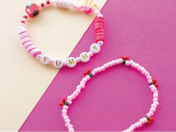Kit Bijoux DIY YUMMY – Créez 2 Bracelets Colorés en Perles Heishi
