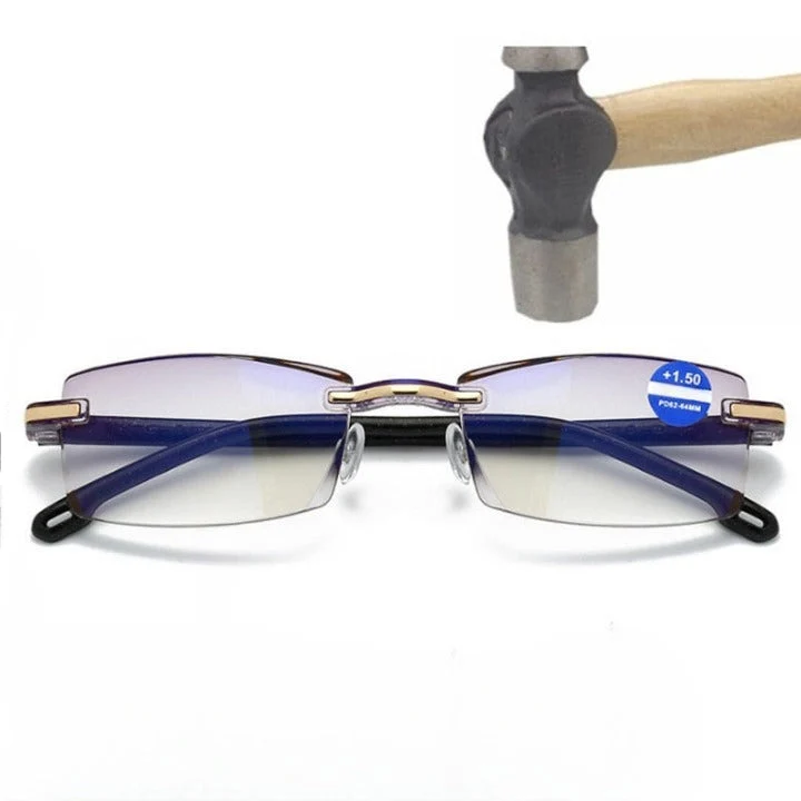Lunettes de lecture incassable et anti-lumière bleue