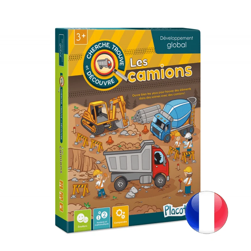 Cherche, trouve et découvre : Les camions (FR)