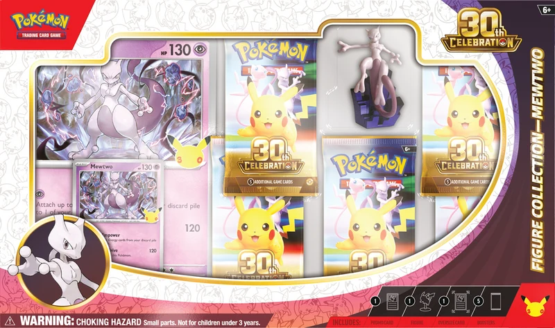 JCC POKÉMON : COLLECTION DE FIGURINES MEWTWO POUR LE 30E ANNIVERSAIRE - 6 NOVEMBRE [LIRE LA DESCRIPTION]