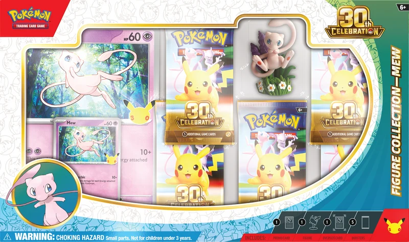 JCC POKÉMON : COLLECTION DE FIGURINES MEW POUR LE 30E ANNIVERSAIRE - 6 NOVEMBRE [LIRE LA DESCRIPTION]