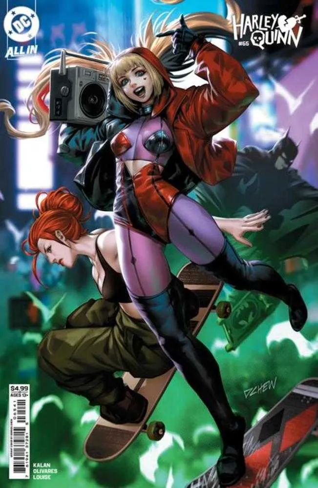 Harley Quinn #65 Couverture D Derrick Chew Variante sur papier cartonné