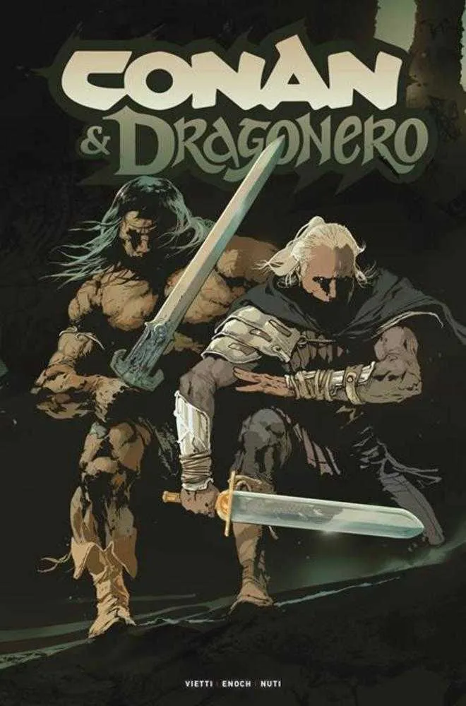 Conan et Dragonero n° 5 (sur 7) Couverture A Stevan Subic (Public averti)