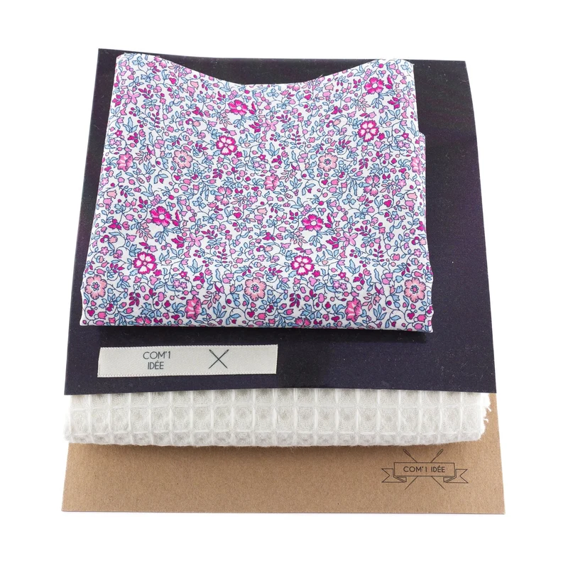 Kit Couture DIY Tote Bag Enfant “Chat” – Sac Liberty Personnalisé à Coudre