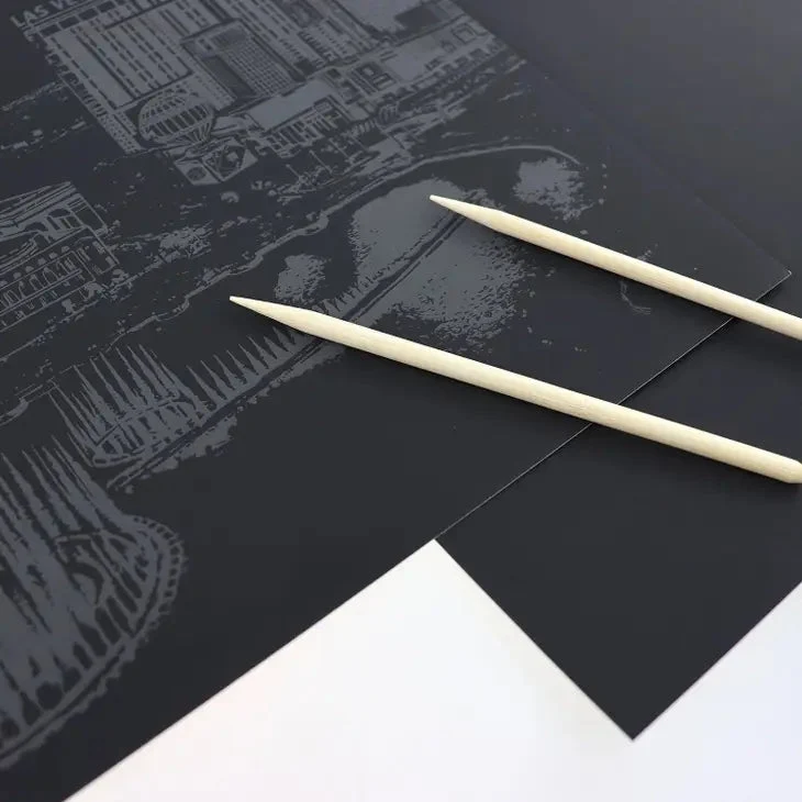 Peinture à gratter PÉKIN