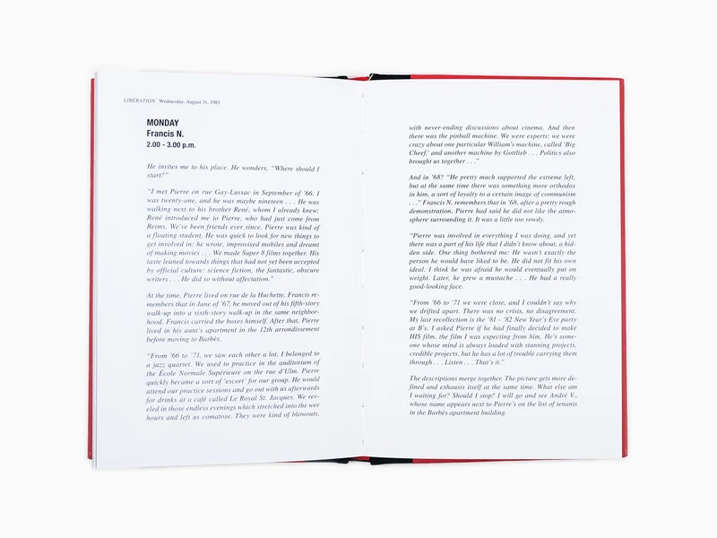 Sophie Calle - Le carnet d'adresses