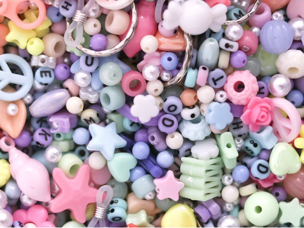 Coffret fabrication de bijoux Mix de perles - Pastel