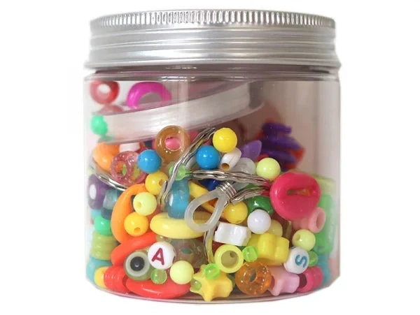 Coffret fabrication de bijoux Mix de perles - Pop color