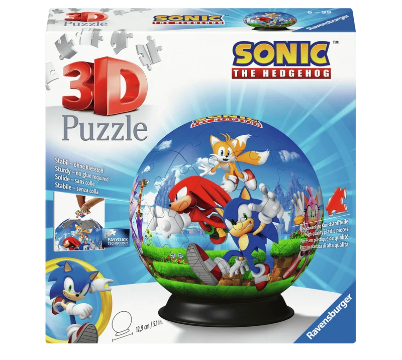 Sonic the Hedgehog 3D Puzzle Ball (72pcs)