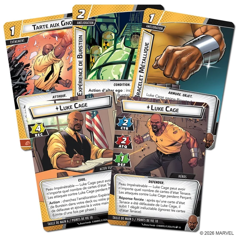 Marvel Champion JCE: Luke Cage - Paquet Heros (FR)