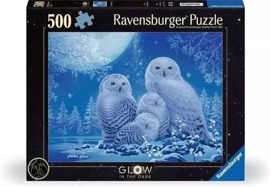 Owls in the Moonlight (500 pcs) - Brille dans le noir