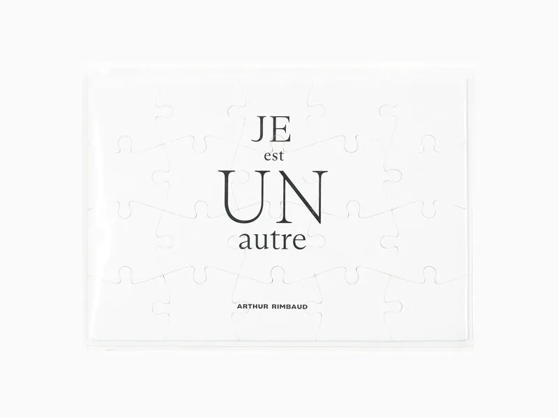 Carte postale puzzle - Je est un autre / Arthur Rimbaud