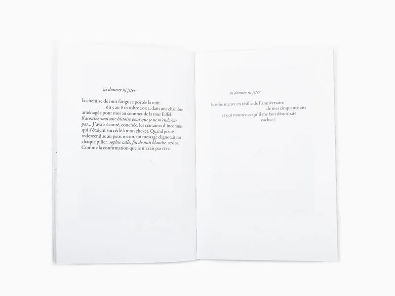 Sophie Calle - Finir en beauté