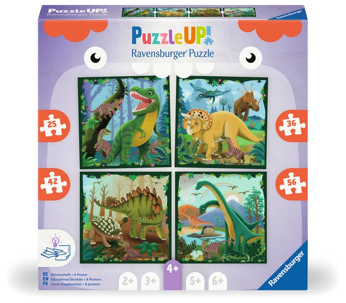 Puzzle Up Dinosaurs (25/36/42/56 pcs)