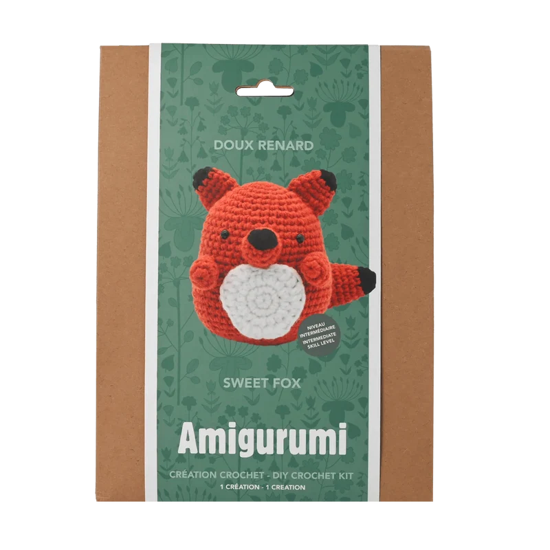 Kit DIY Crochet: Doux renard (ML)