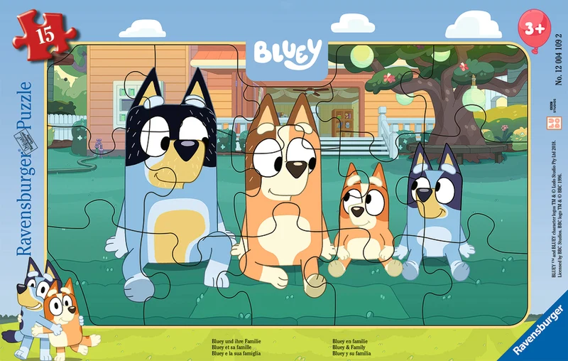 Bluey Frame Puzzle (15 pcs)