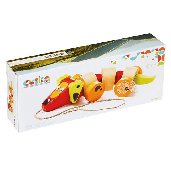 Pousse et tire - Chien saucisse