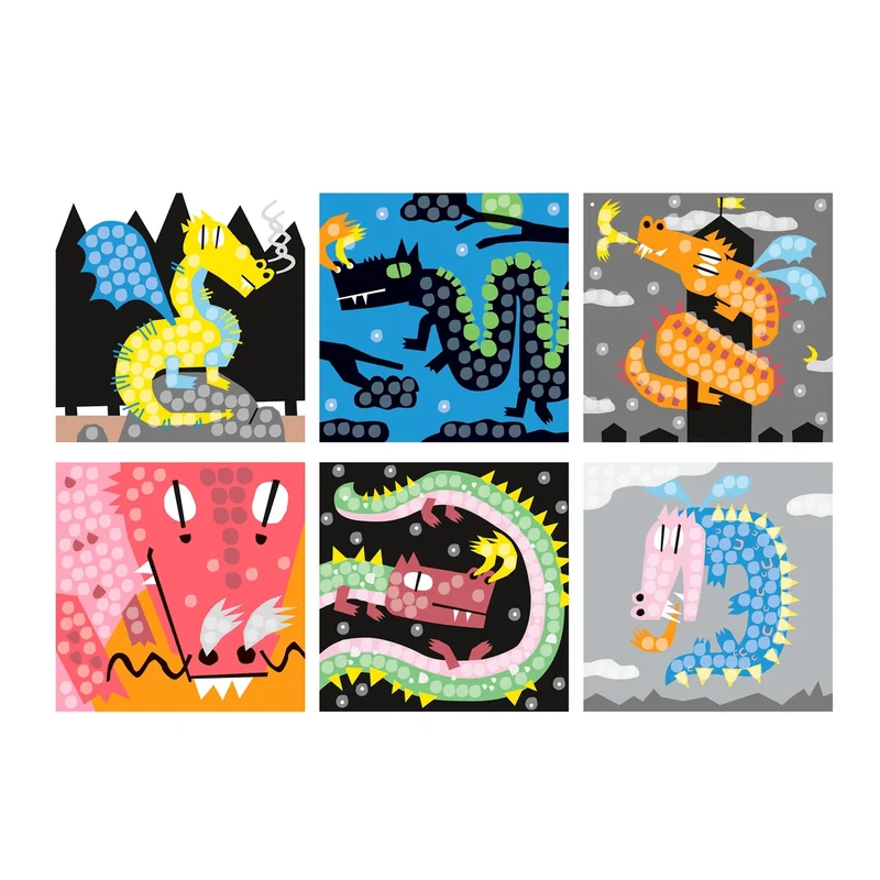 Playmais - Dragon Mosaïque - 2 300 pièces